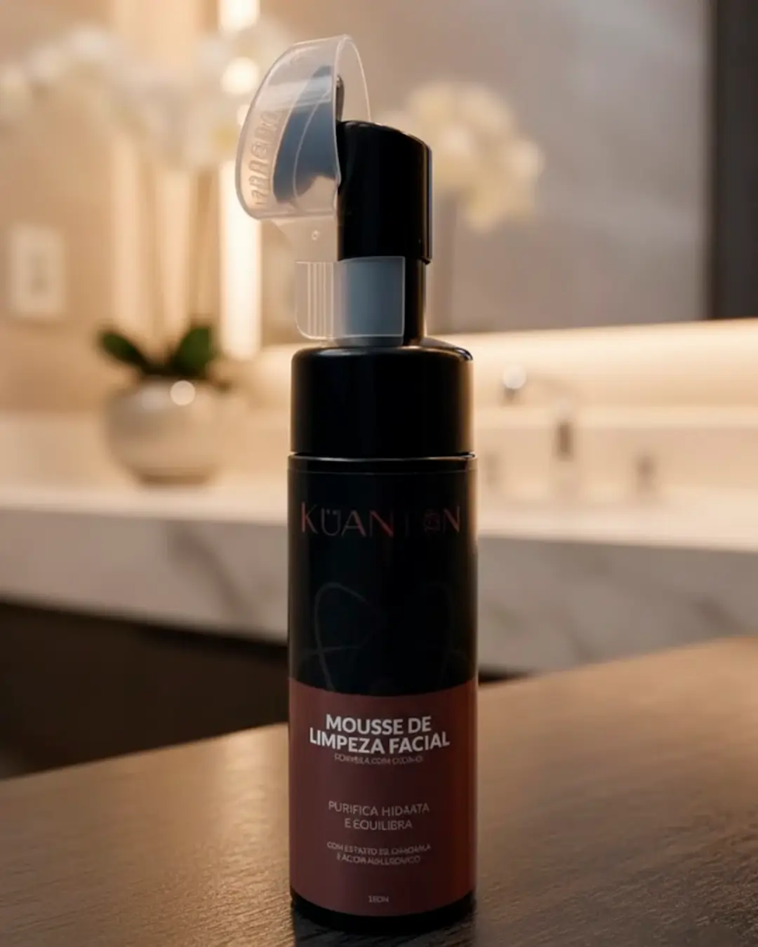 Mousse de Limpeza Facial com Ozônio